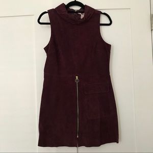 Forever 21 Genuine Suede Sheath Dress